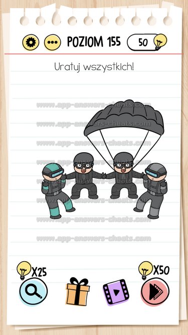 Brain Test Poziom 151-160 - App Answers & Cheats